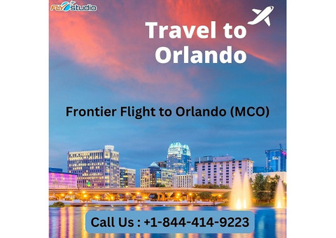 +1-844-414-9223 Book Frontier Flight to Orlando (MCO)