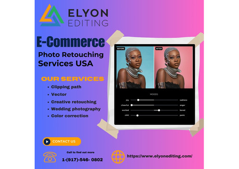 Ecommerce Photo Retouching  Services USA | Elyon Editing