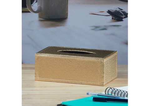 Elegant Leather Tissue Box for Sale