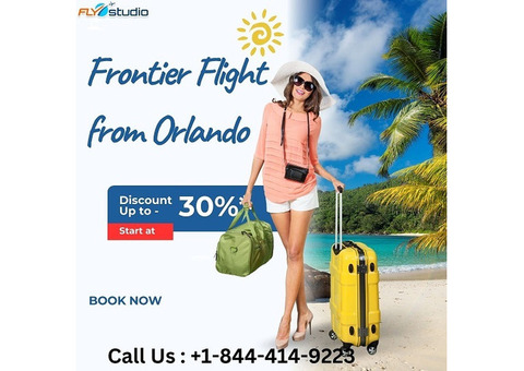 +1-844-414-9223 Book  Cheap Frontier Flight from Orlando