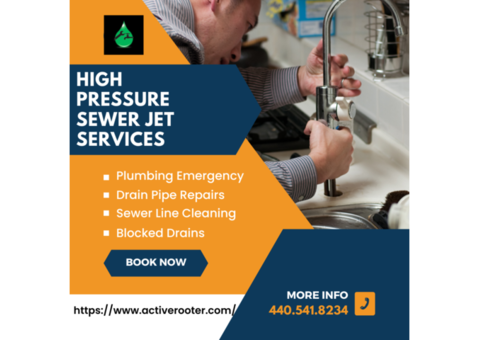 High Pressure Sewer Jet Services | Active Rooter