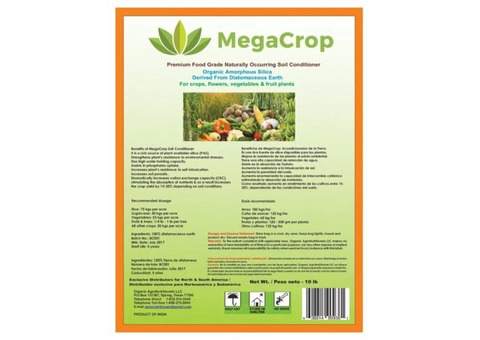 Enhance Your Garden with MegaSilica Organic Soil Conditioner - 10 lbs