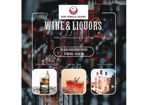 Fine Wine and Liquors NYC Delivery at Kent Wines