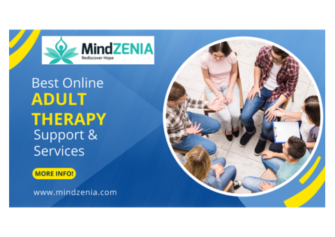 Best Online Adult Therapy Services At Mindzenia