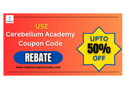 Get 50% off by Using Cerebellum Academy Coupon Code - REBATE