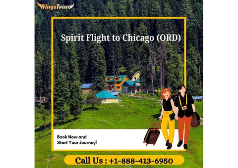 +1-888-413-6950 Book Cheap Spirit Flight to Chicago (ORD)