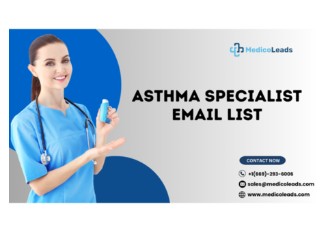 Affordable Asthma Specialist Email List for Niche Marketing