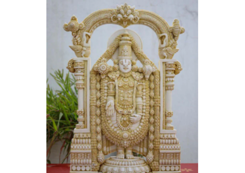 Manufacturers and Suppliers of Tirupati Balaji Marble Statue in India
