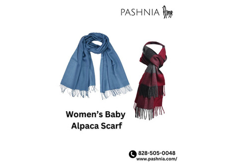 Women’s Baby Alpaca Scarf: Beautiful Fashion Offered by Pashnia