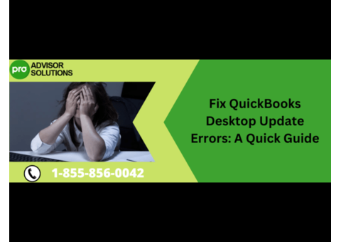 Expert Tips To Fix QuickBooks Desktop update errors