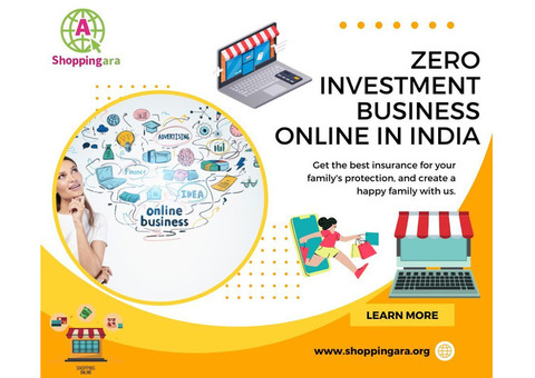 zero investment business online in India