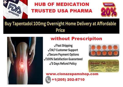 High Quality Tapentadol 100mg Order Get 20% Discount