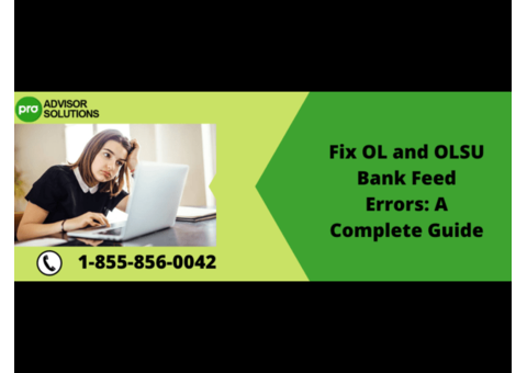 Simple Guide To Solve OL and OLSU Bank Feed Errors