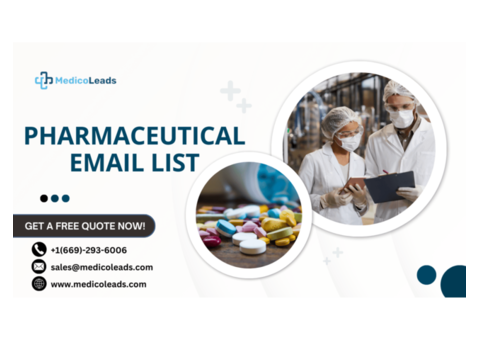 Buy Pharmaceutical Email List - Verified and Updated Contacts