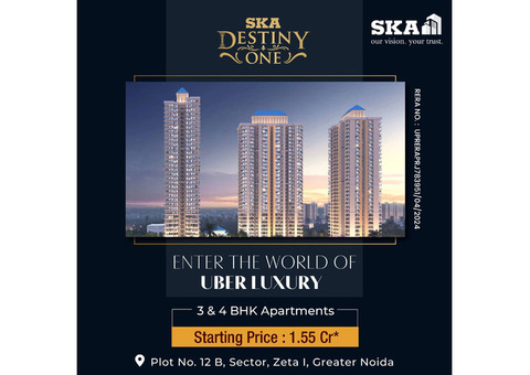 SKA Destiny One, 3 Bhk Apartments in Greater Noida