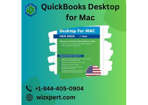 Take Control of Your Finances: QuickBooks Desktop for Mac.