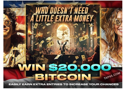 Win $20,000 Bitcoin Giveaway!