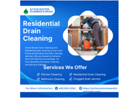 Best Residential Sewer Line Cleaning Service | Active Rooter