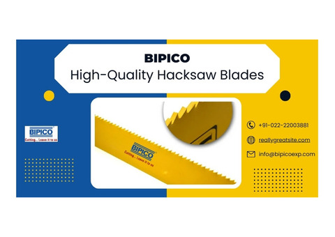 Metal Cutting Company with BIPICO's Premium Hacksaw Blades
