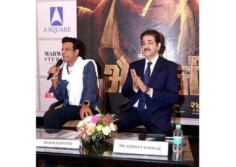 Manoj Bajpayee Promotes New Feature Film “Bhaiyya Ji” at Marwah Studio