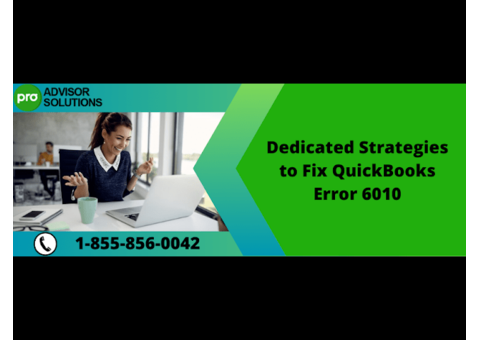 Simple Learn How To fix QuickBooks Error 6010