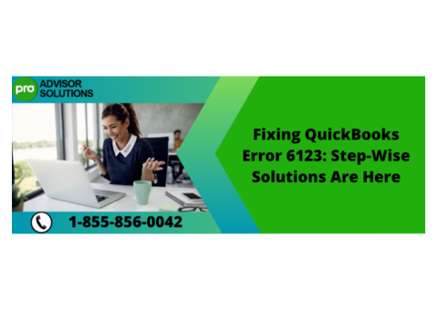 Easy Learn How To fix QuickBooks Error 6123