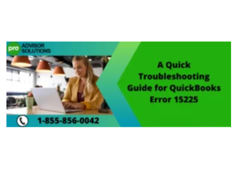 Simple Learn How To fix QuickBooks Error 15225