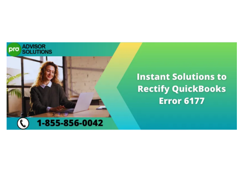 Easy steps to fix QuickBooks Error Code 6177