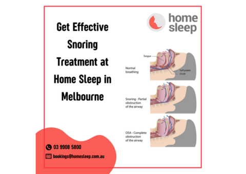 Get Effective Snoring Treatment at Home Sleep in Melbourne