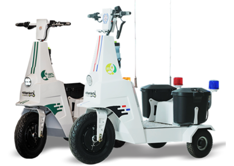 Use Electric Chariot For Patrolling