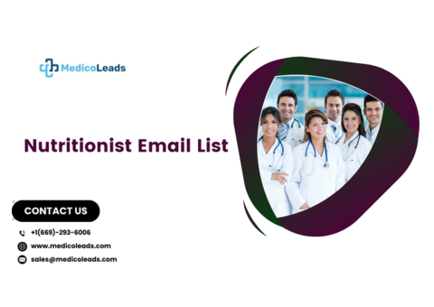 Get Affordable Nutritionist Email List - Buy Yours Today!