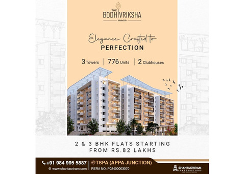 Luxury apartments for sale near TSPA appa junction
