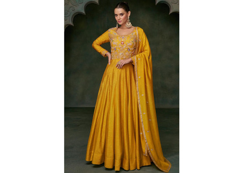 Elegant Anarkali Suits: Latest Styles in Luxurious Fabrics