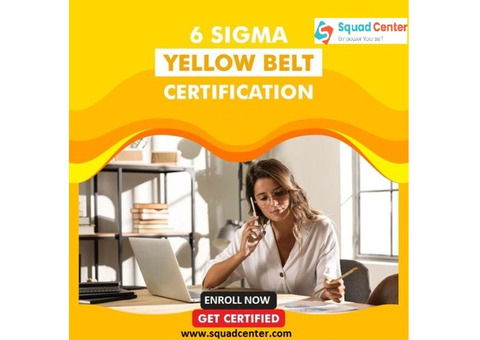 Get Certified With Yellow Belt Six Sigma Online | Squad Center