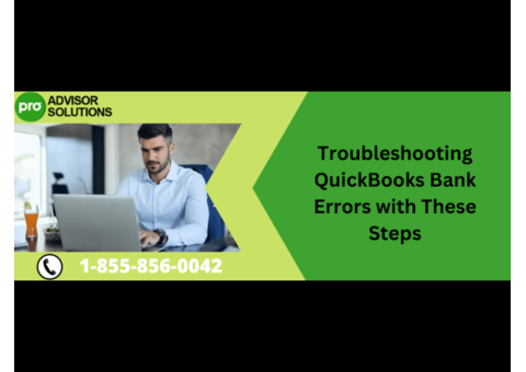 A Quick Fix For QuickBooks Bank Errors