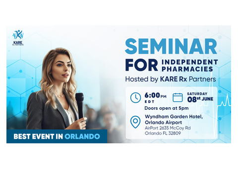Exclusive Seminar: Join KARE Rx for Pharmacy Growth on June 8th!