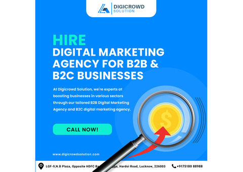 Hire Affordable B2C Digital Marketing Agency - Digicrowd Solution