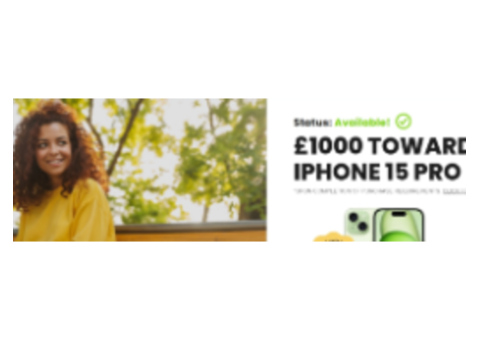 Spend £1000 Toward iPhone 15 Pro Max Now!