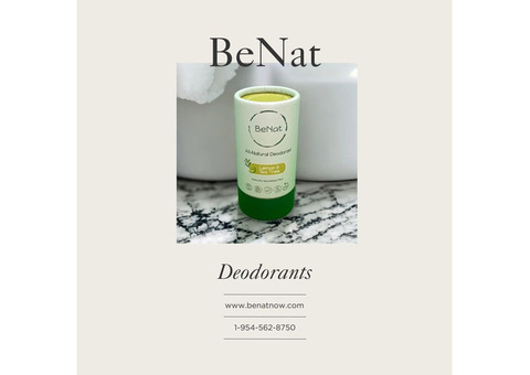 Natural deodorant for kids from BeNat