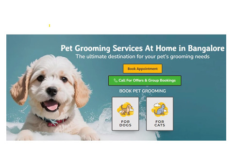Pet Grooming Services at Home in Bangalore -  OH My Pet Grooming