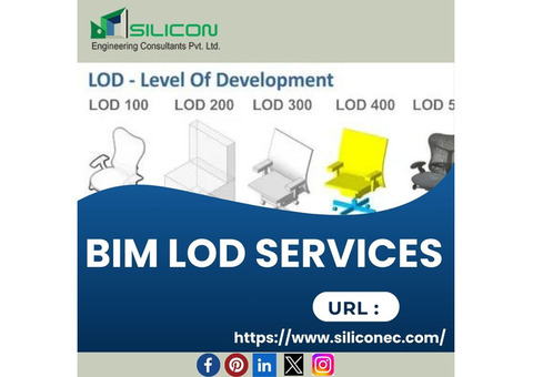 BIM LOD CAD Drawing Services in USA