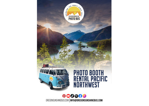 Photo Booth Rental Pacific Northwest - Oregon Sunshine Photo Bus