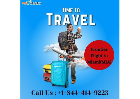 +1-844-414-9223 Book Cheap Frontier Flight to Miami(MIA)