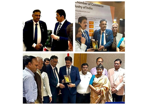 Dr. Sandeep Marwah Honored on 5th Anniversary of MSME Chamber