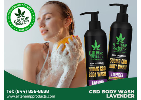 Elevate your daily shower routine with CBD Lavender Body Wash