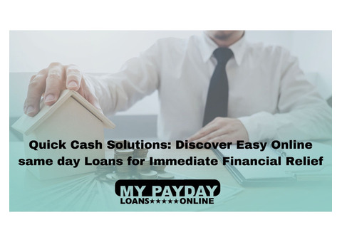 My Payday Loans Online's Same-Day Loans