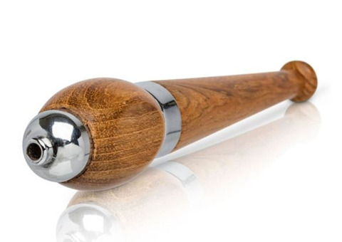 Premium Grinder's Best Wood Zeppelin Pipe for Smooth Smoking
