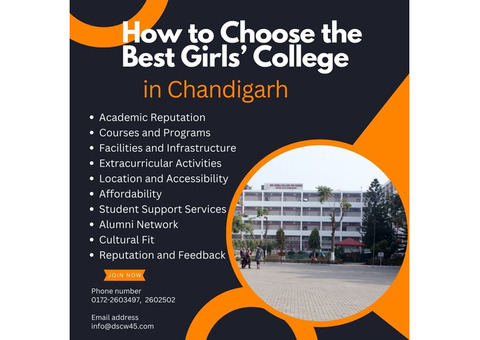 How to Choose the Best Girls’ College in Chandigarh
