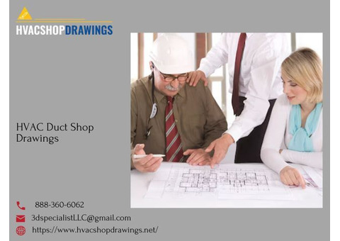 Precision HVAC Duct Shop Drawings for Optimal Project Coordination