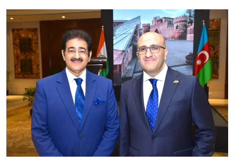 Sandeep Marwah  as Special Guest at Azerbaijan Independence Day